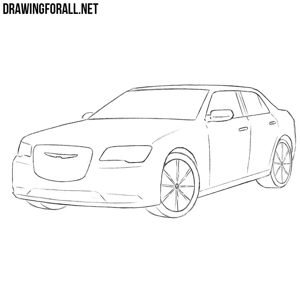 How to Draw a Chrysler 300c