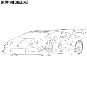 How to Draw a Race Car