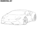 How to Draw a Sports Car Step by Step