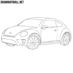 How to Draw a Volkswagen Beetle
