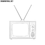 How to Draw an Old Style TV