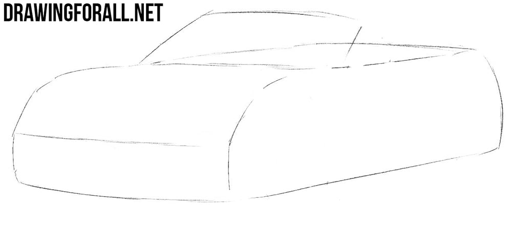 how to draw a porsche boxster