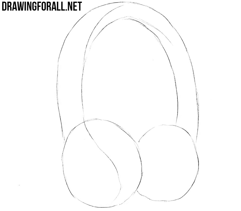 how to draw beats headphones