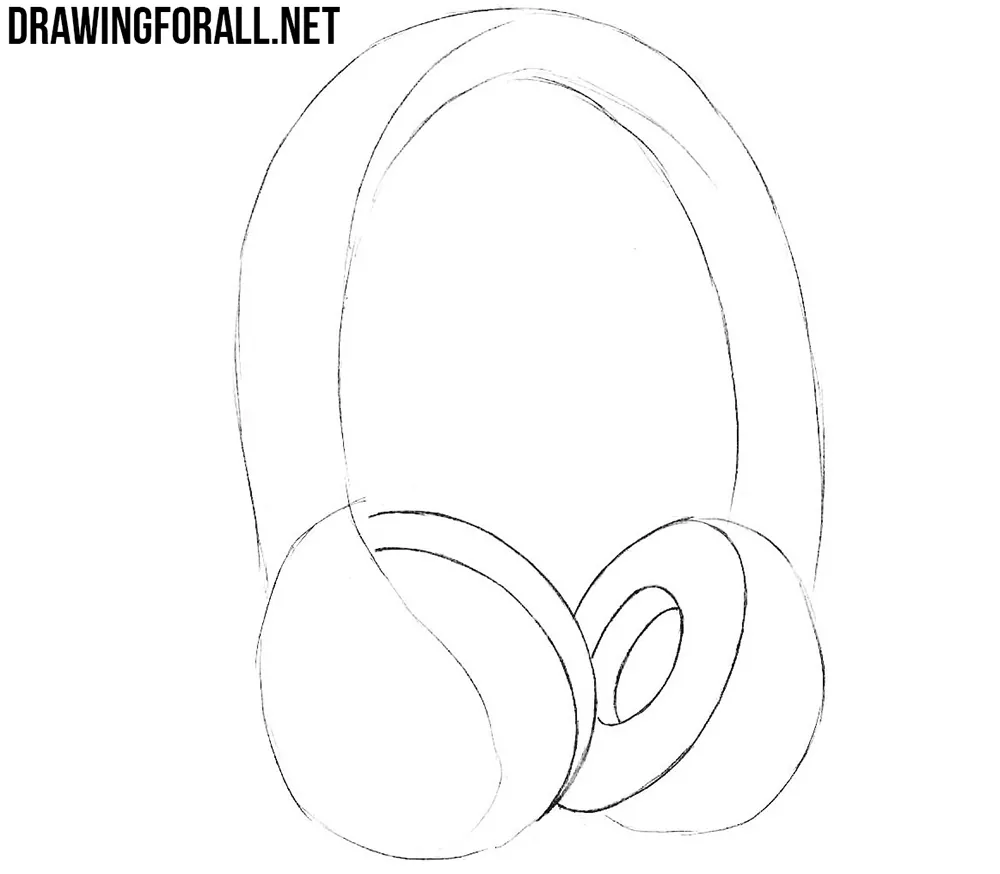 how to draw beats headphones