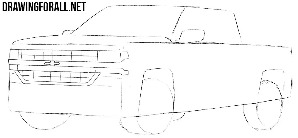 chevy truck drawings