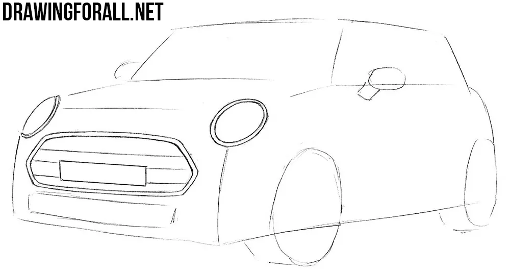 how to draw a car