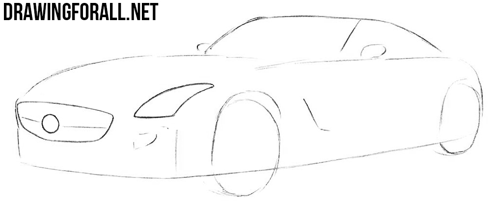 how to draw a mercedes sls