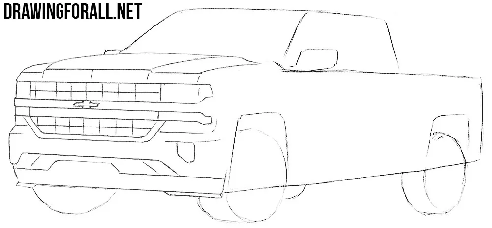 chevy truck drawings