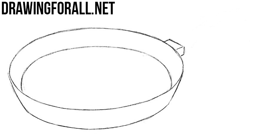 how to draw a pan