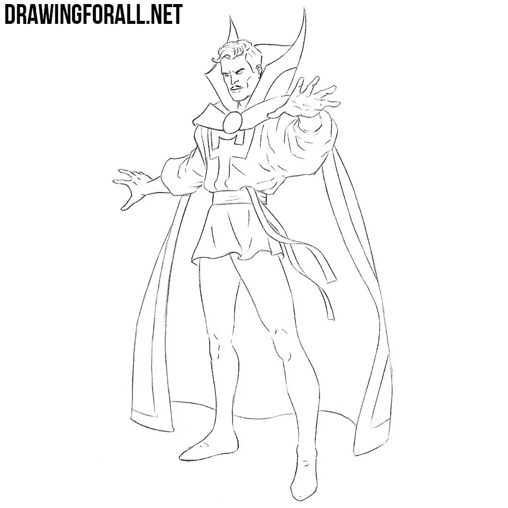 How to Draw Doctor Strange