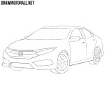 How to Draw a Honda Civic