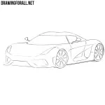 How to Draw a Koenigsegg Regera