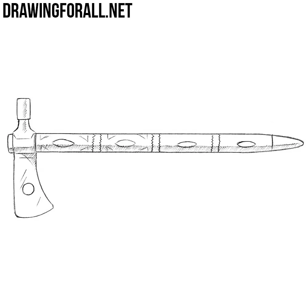 how to draw a tomahawk