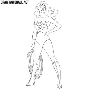 How to Draw Wonder Woman