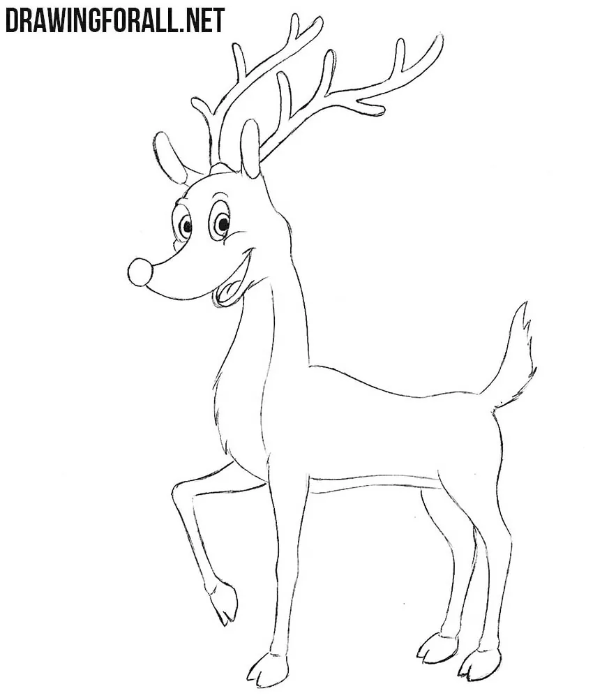7 How to Draw Rudolph the Red-Nosed Reindeer