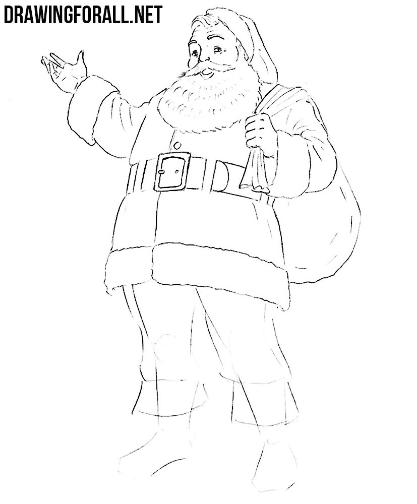 how to draw christmas
