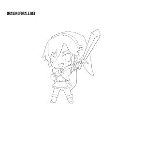 How to Draw Link from Legend of Zelda