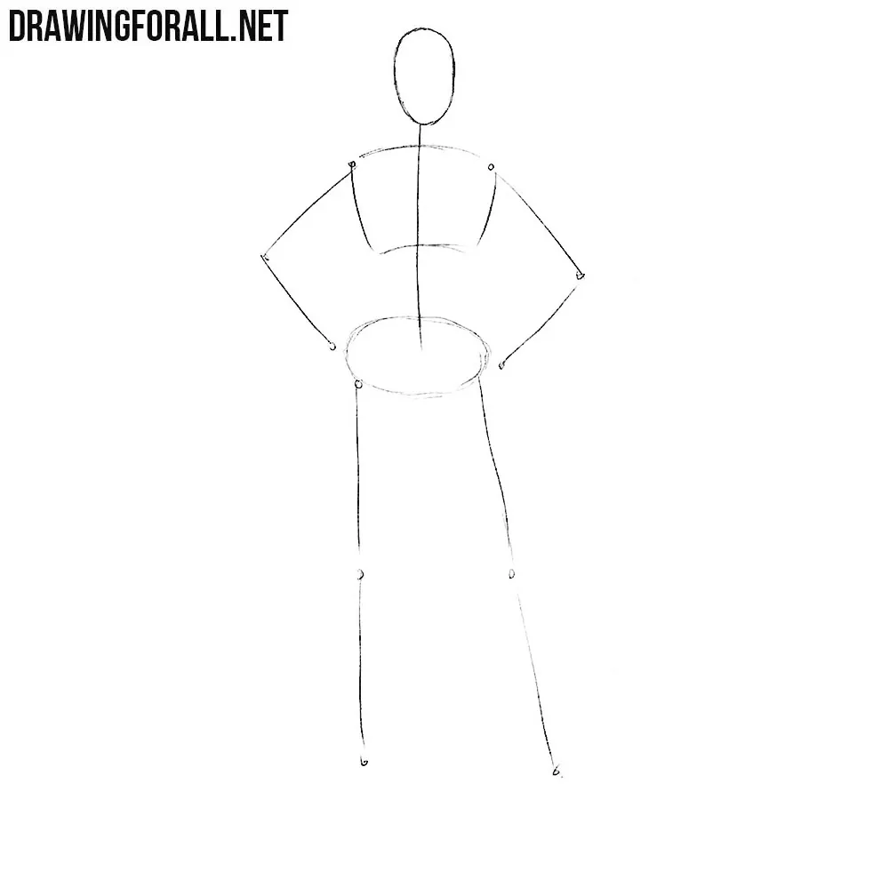 how to draw Psylocke