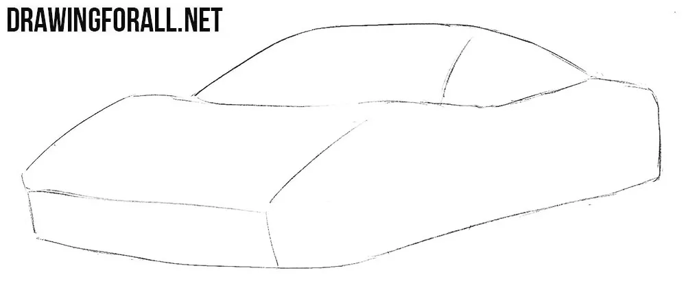 how to draw a Ferrari 458 Italia