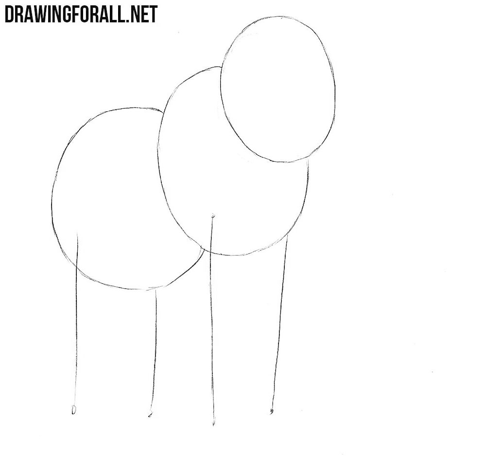 how to draw a Mammoth