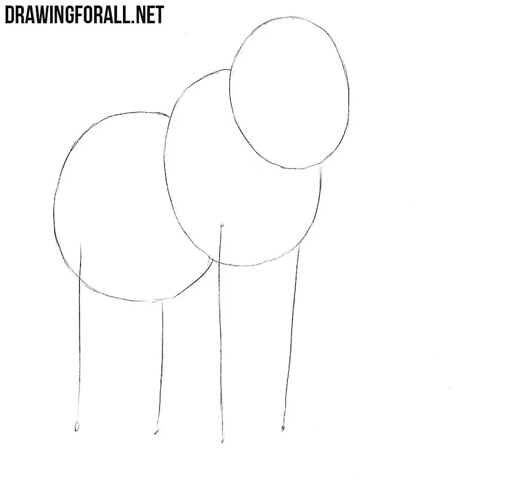how to draw a Mammoth