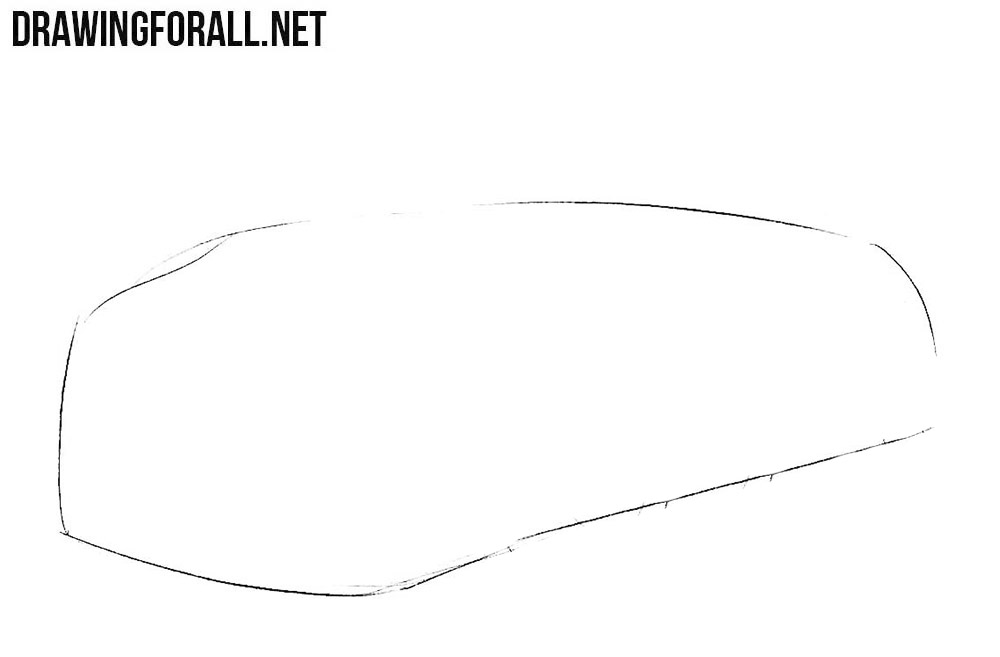 how to draw a cartoon car easy