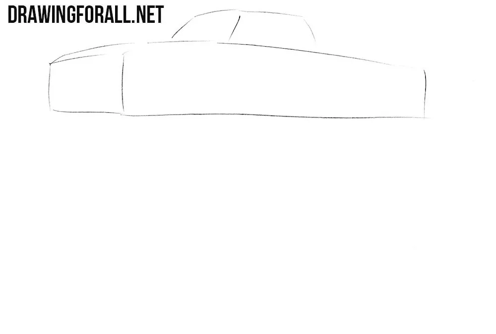 Drawing Peterbilt 589 Semi Truck - YouTube