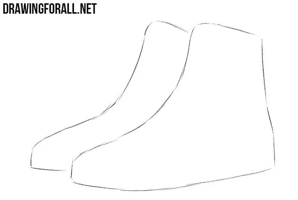 how to draw boots