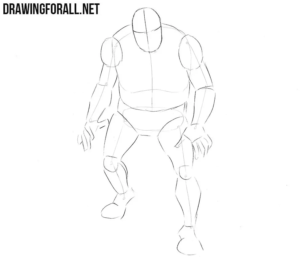 How to draw Toad from x men