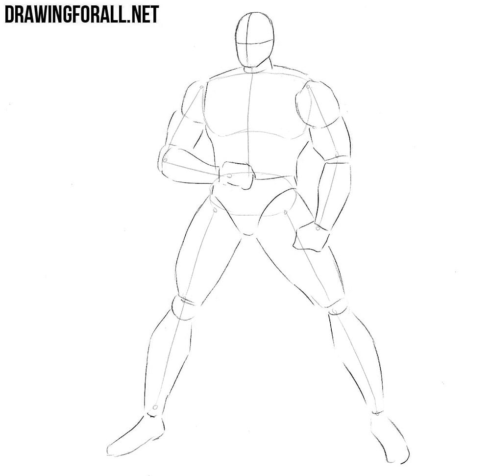 how to draw Warpath step by step