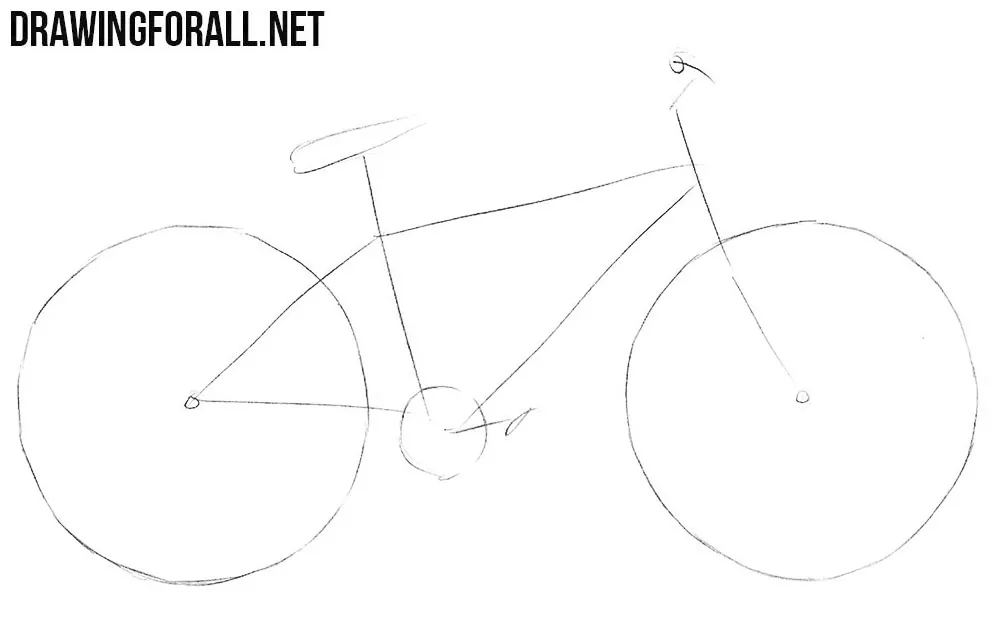 How To Draw A Bike For Kids, Step by Step, Drawing Guide, by Dawn - DragoArt