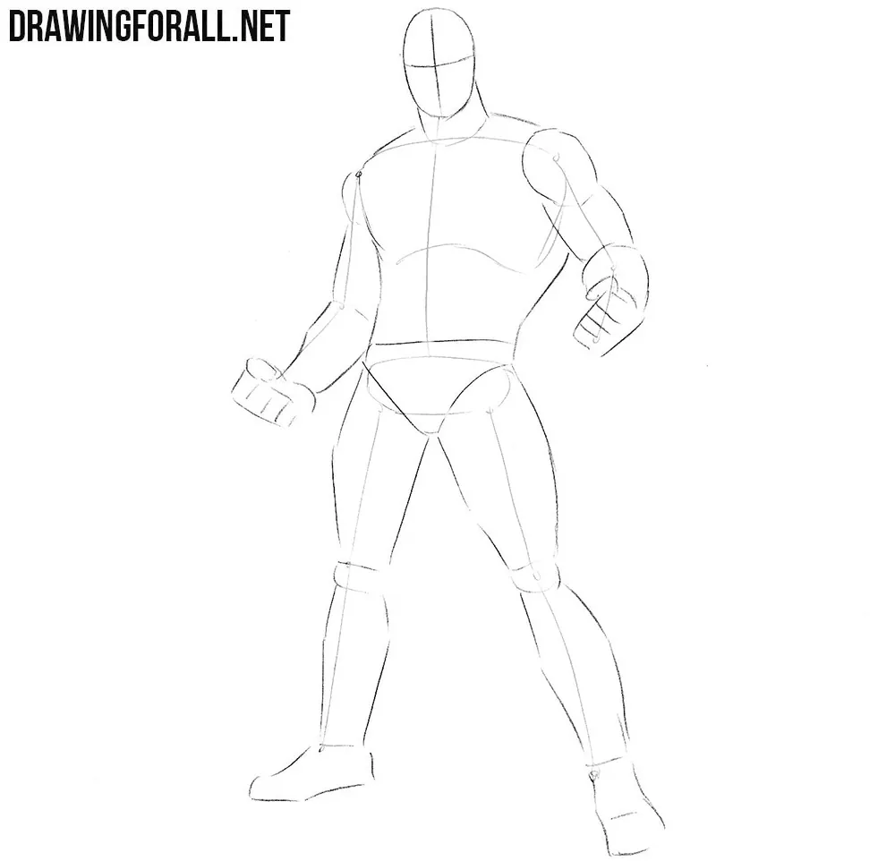 how to draw a marvel superhero