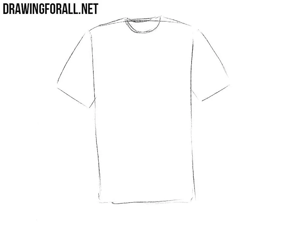 how to draw a shirt