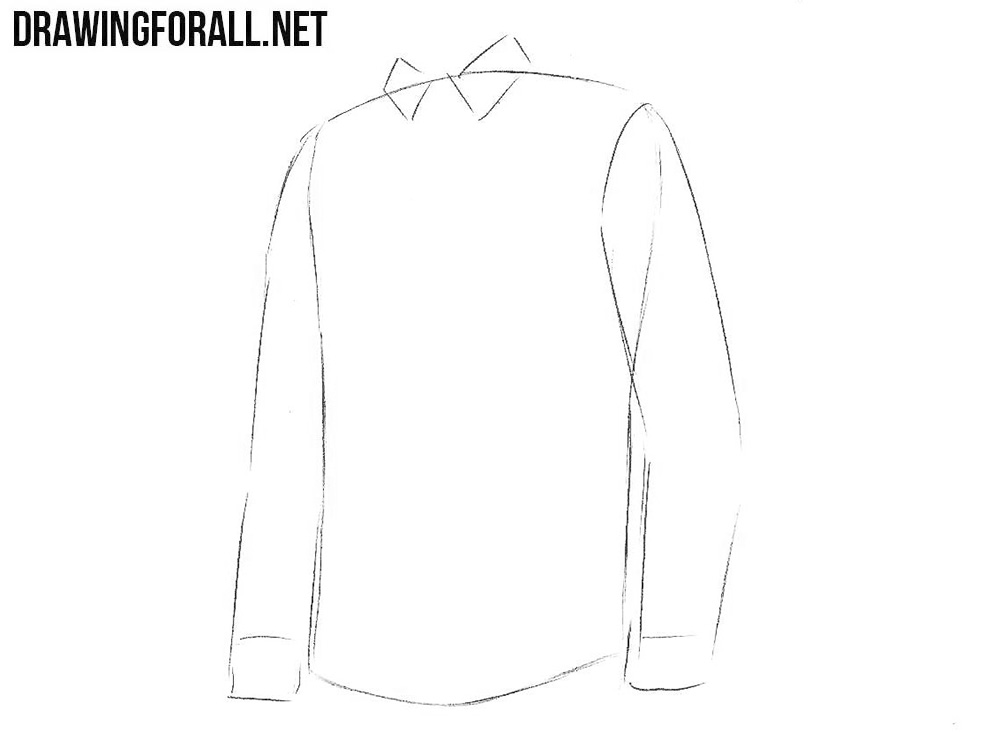 how to sketch a shirt