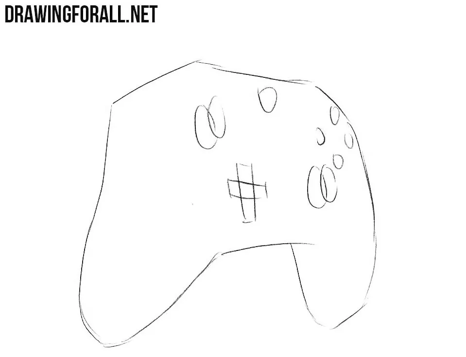 how to sketch an xbox controller