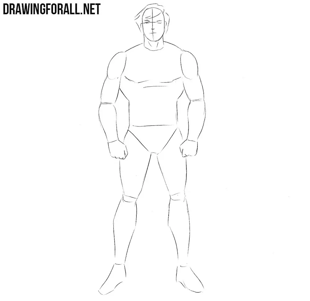 How to draw a superhero from Marvel