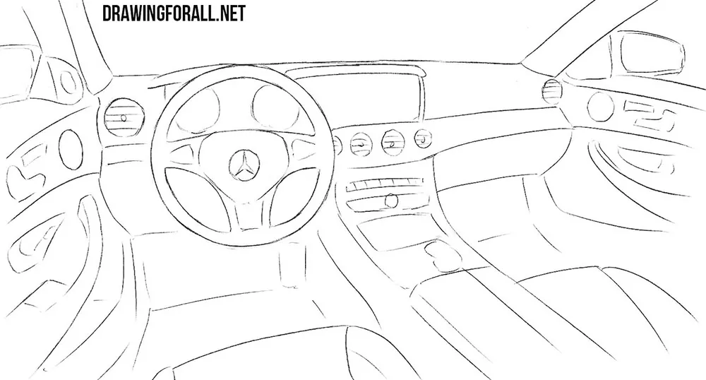 Interiors #automotive #sketches by Edu Povarchik at Coroflot.com