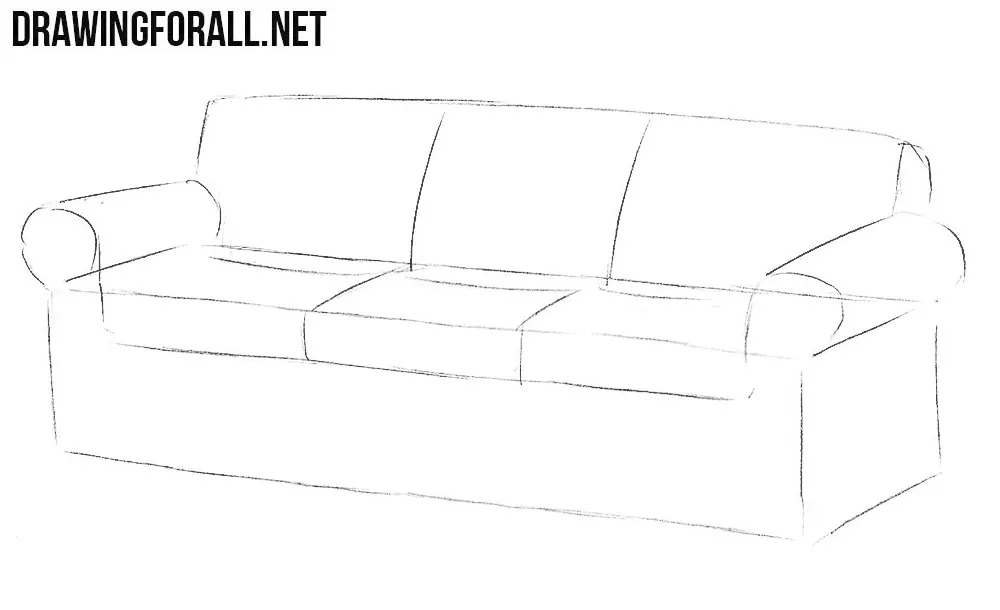 How To Draw A Couch