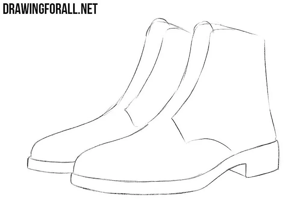 How to Draw Boots Narrated StepbyStep  YouTube