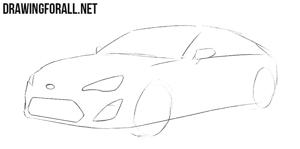 how to draw a car