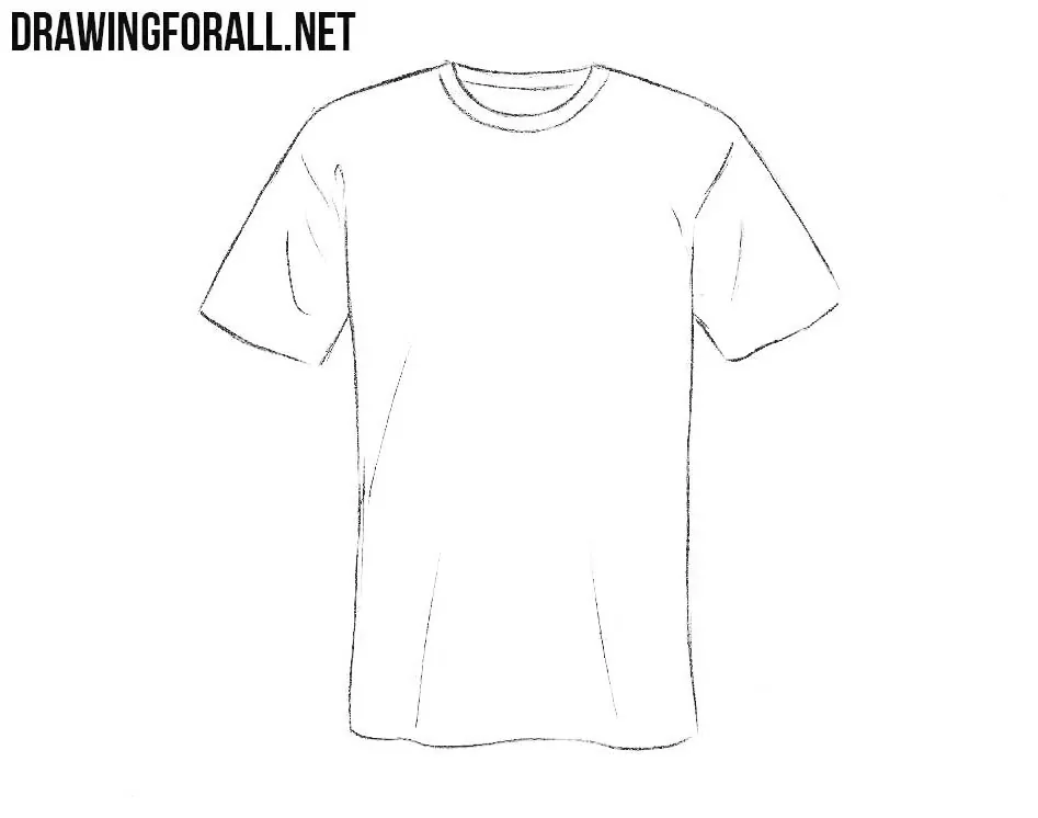 how to draw a t shirt