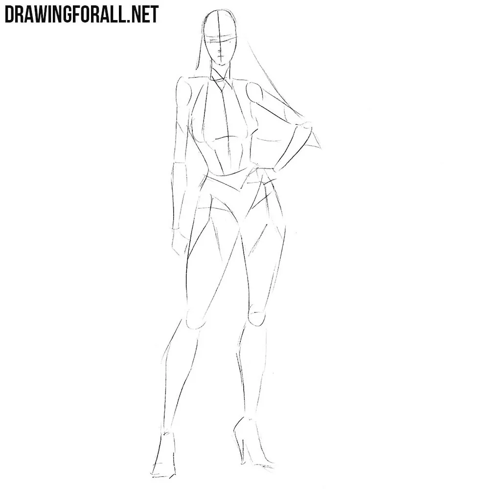 how to draw beautiful girl