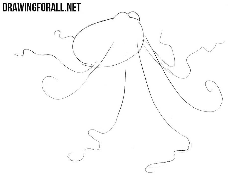 learn how to draw an octopus step by step