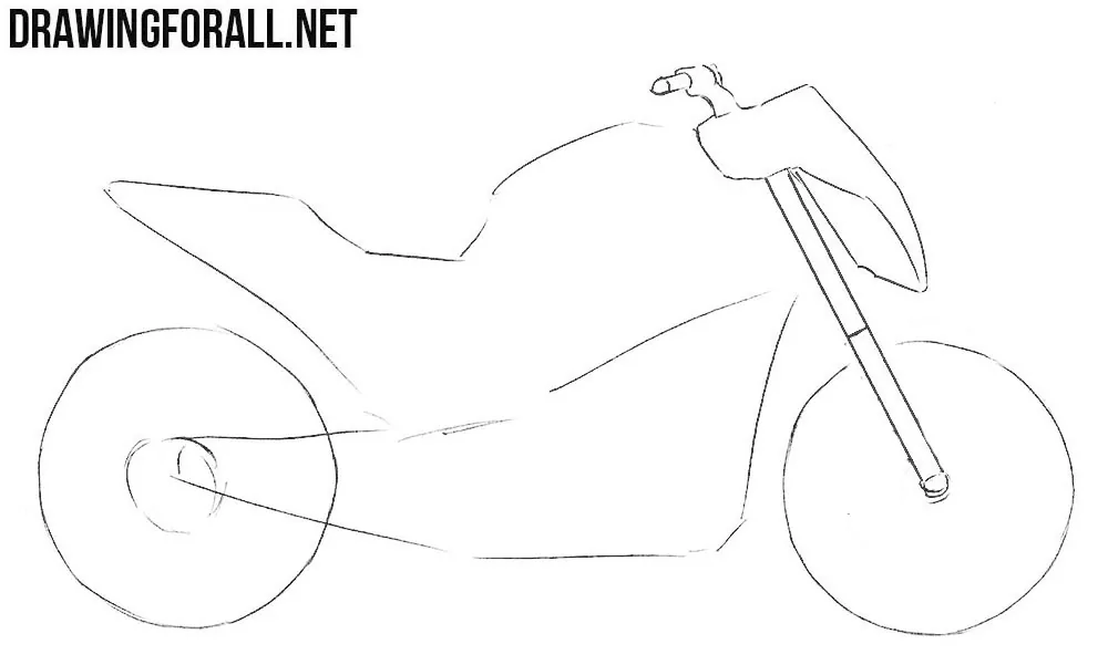 4 Ways to Draw a Motorcycle - wikiHow