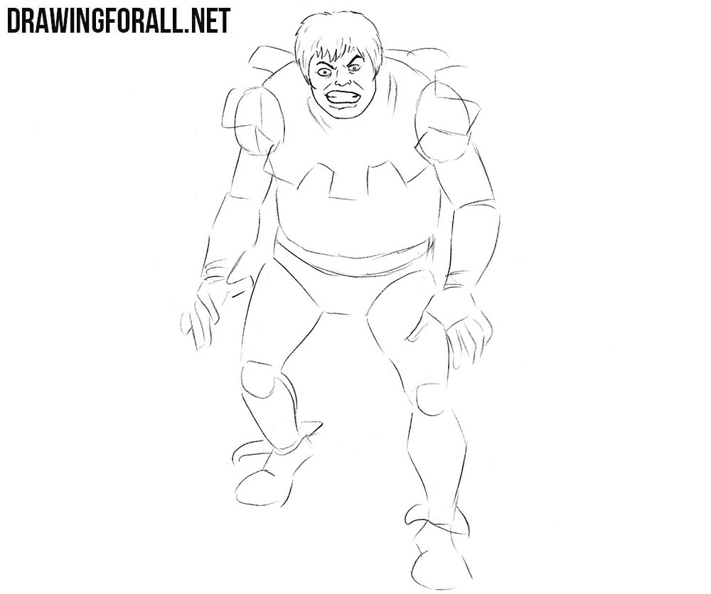 How to draw Toad from marvel comics