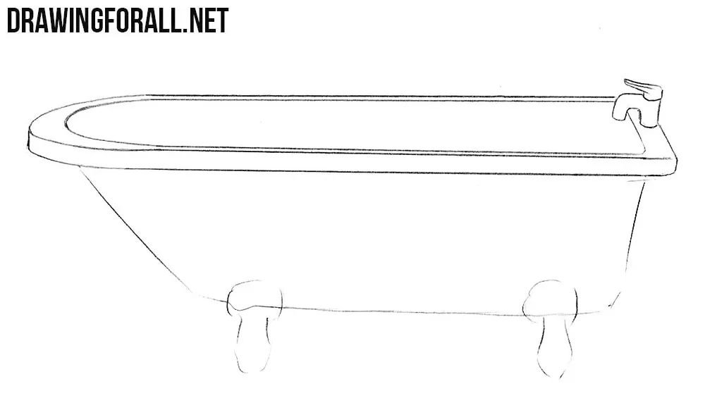 Hand-drawn outline bathtub, simple styles outline vector. Simple doodle  sketch style. Vector illustration. 30330184 Vector Art at Vecteezy