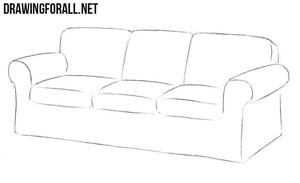 how to draw a Couch
