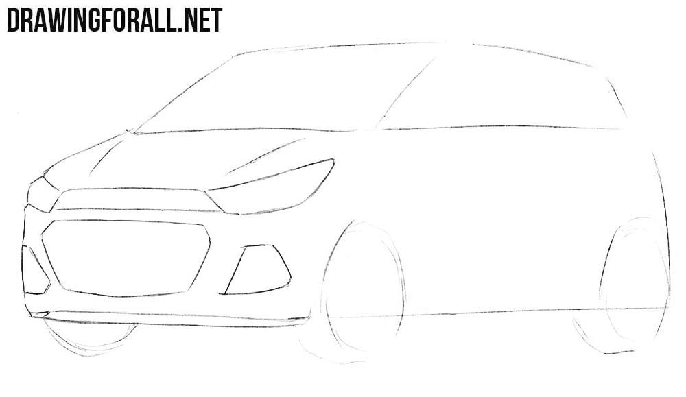 how to draw a cool car