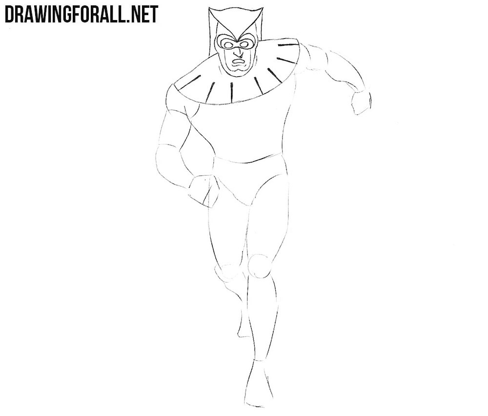 how to draw nite owl from comics