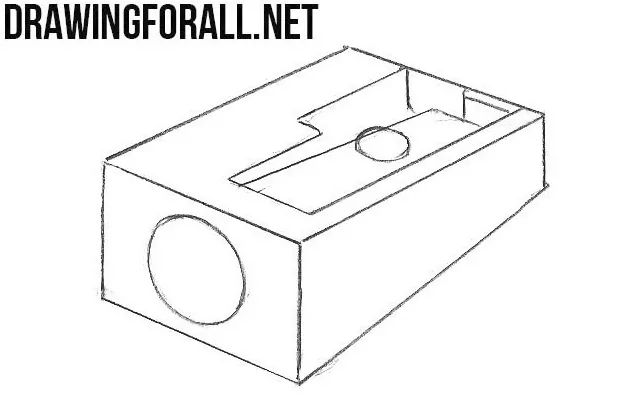 learn to draw a pencil sharpener